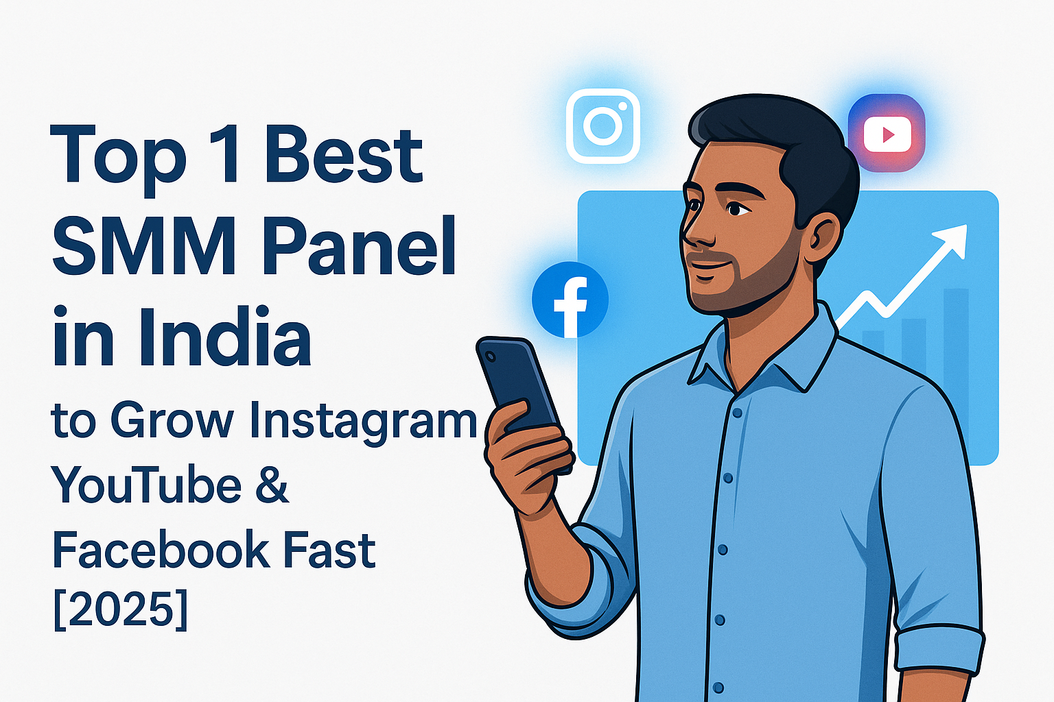 Top 1 Best SMM Panel in India to Grow Instagram, YouTube & Facebook Fast [2025]